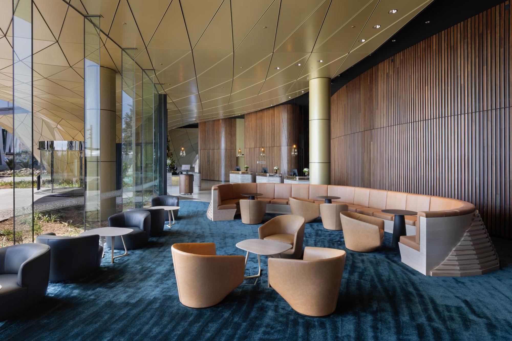 Hotel Pullman Auckland Airport Exterior foto The interior of the lounge