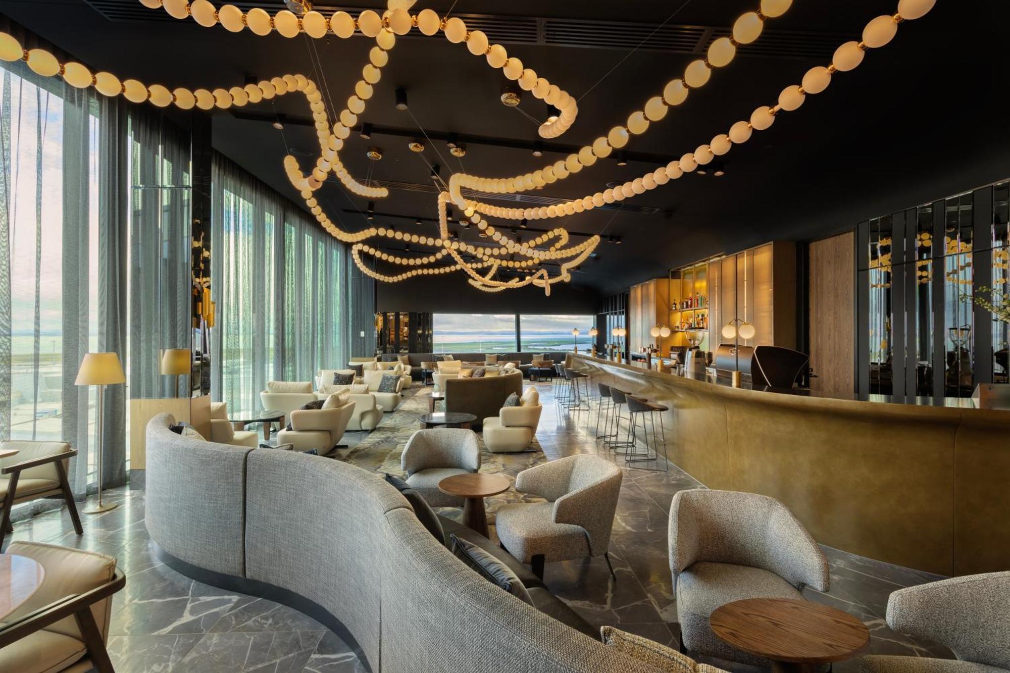 Hotel Pullman Auckland Airport Exterior foto The lounge at the airport